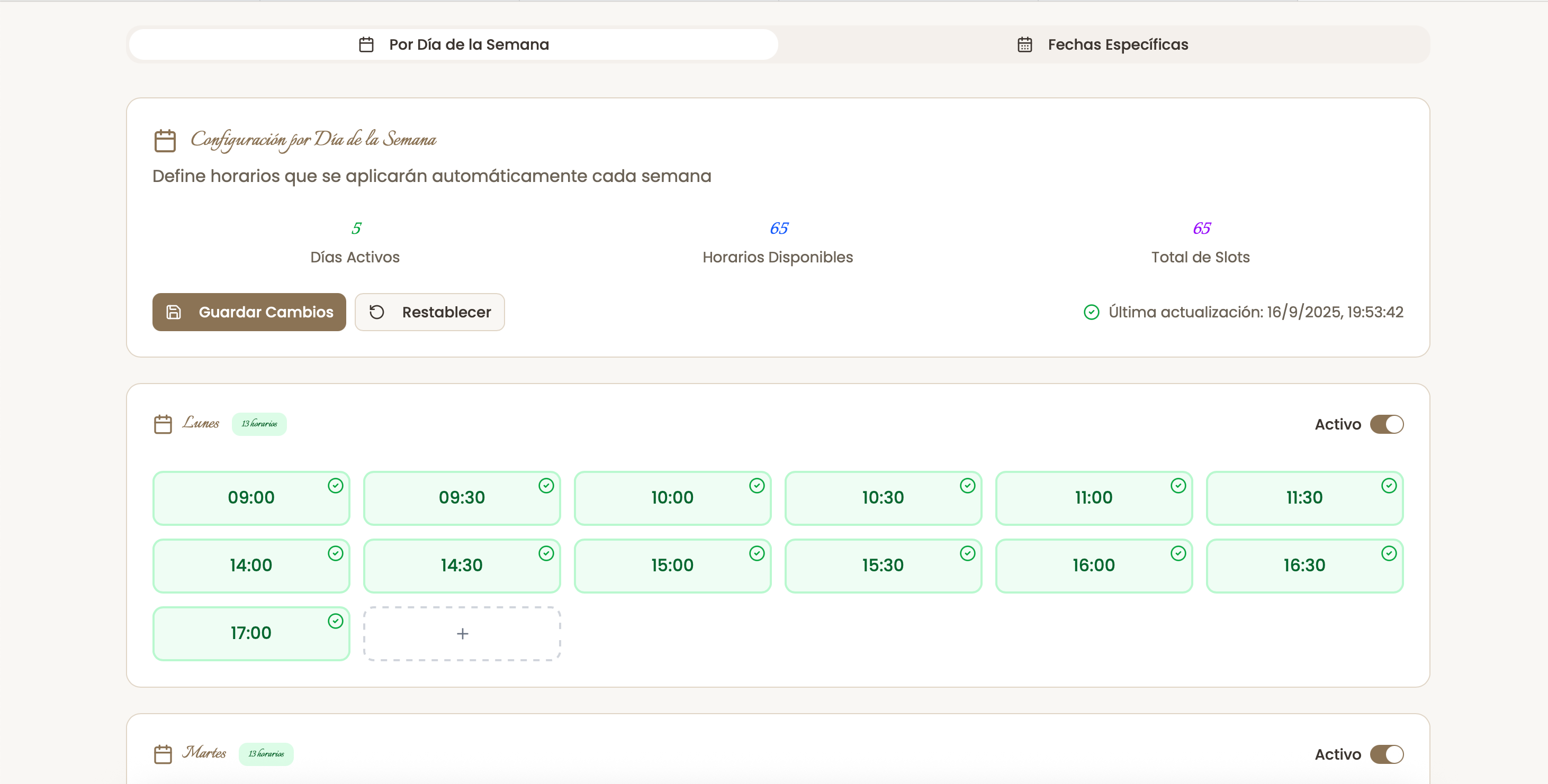 Sistema de agenda